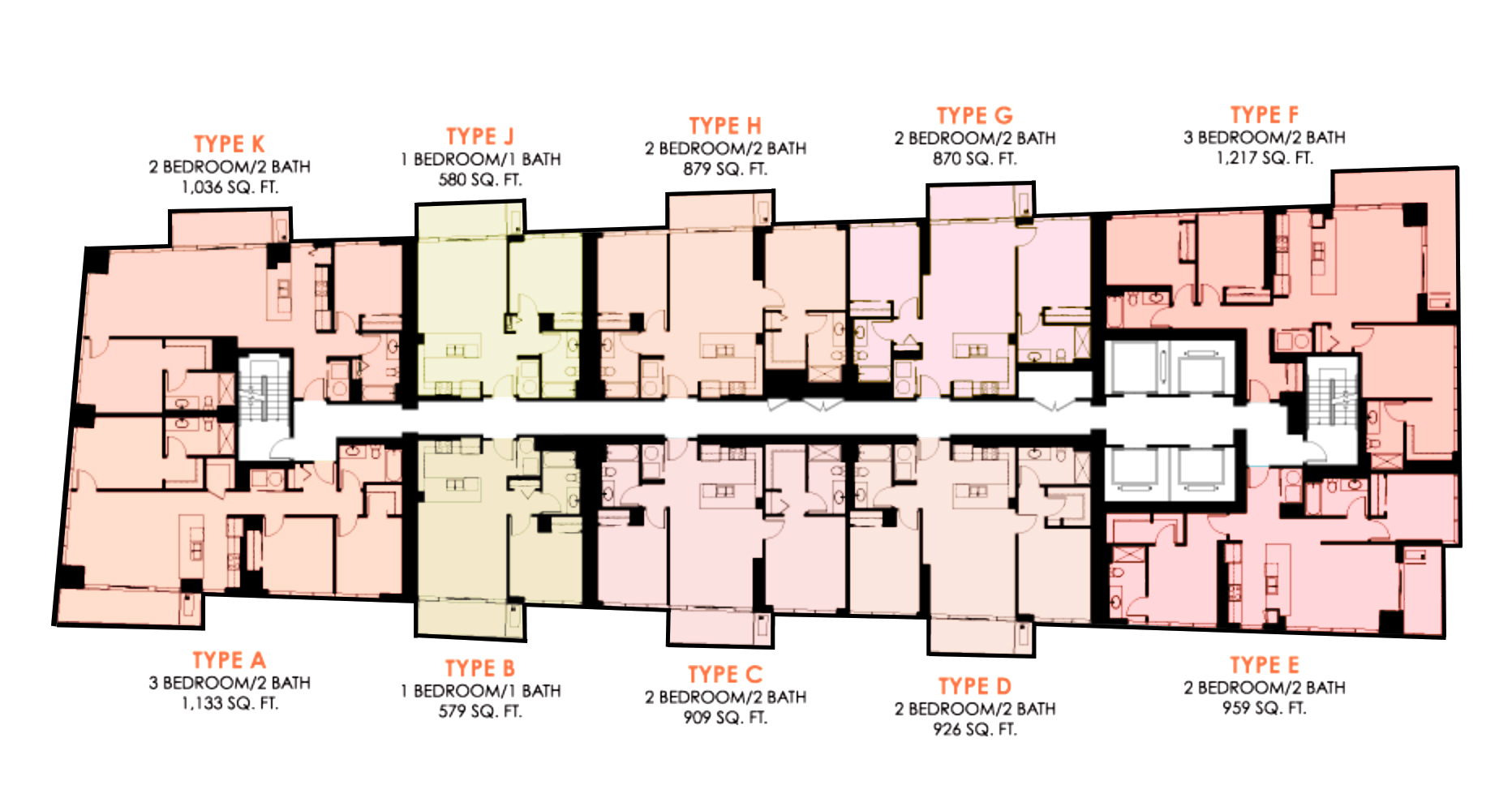 The Collection condo Floor plans 