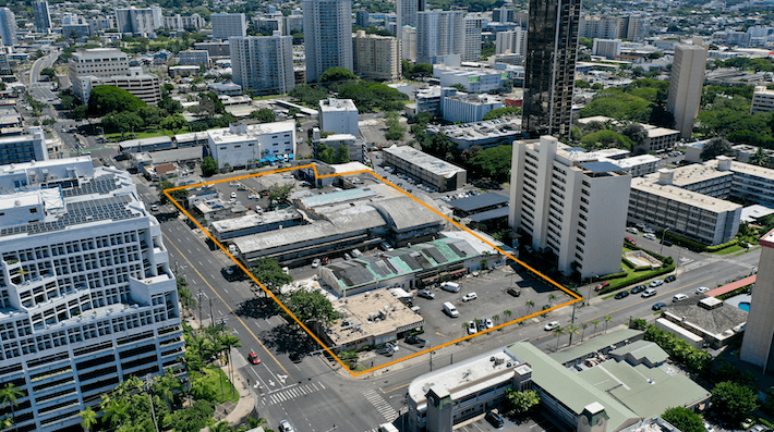 Keeaumoku Tower Aerial View